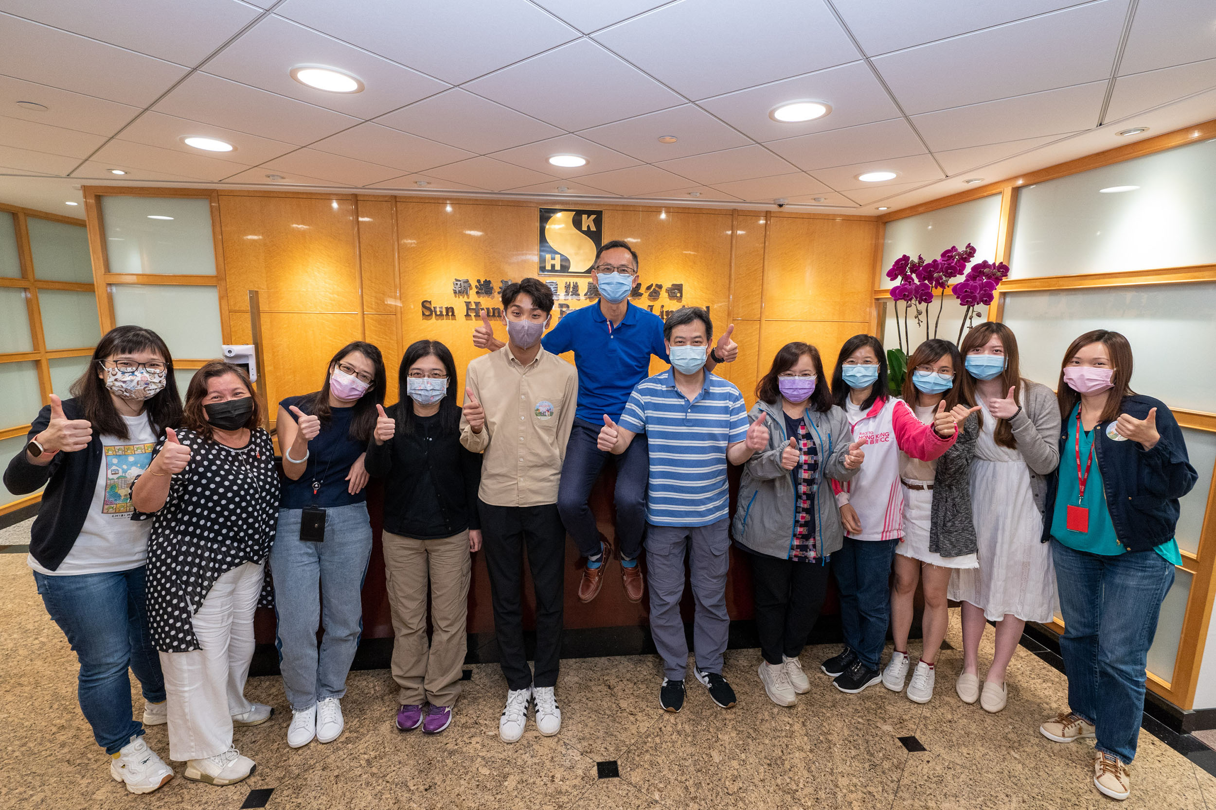 Colleagues deck out in casual attire to support The Community Chest