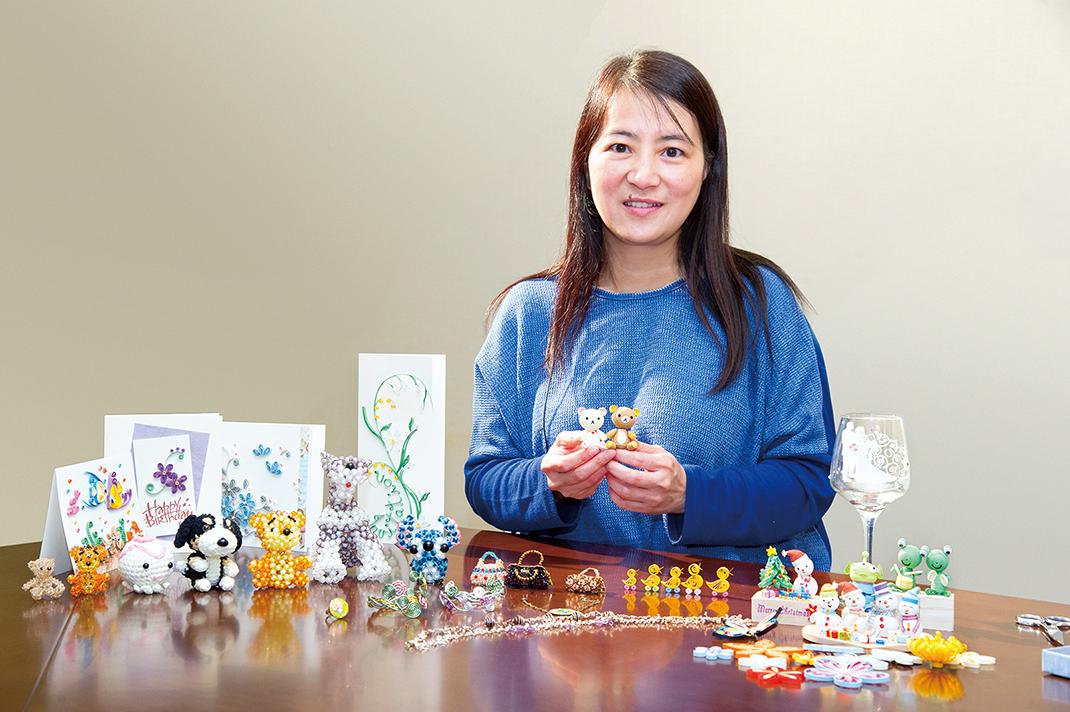 用雙手創作無限世界 ─ 會計部郭勤英